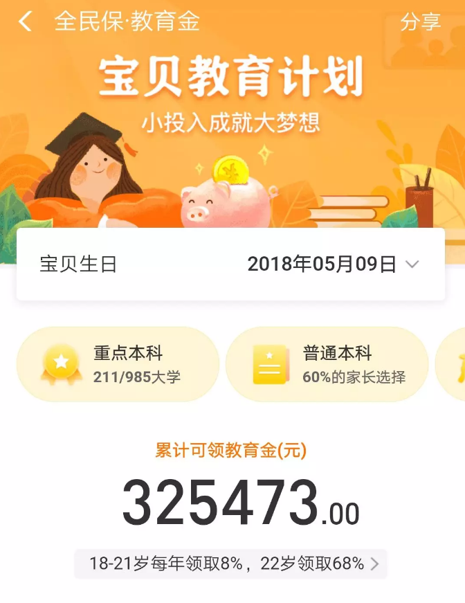 支付寶全民保教育金靠譜嗎？坑不坑看完才知道